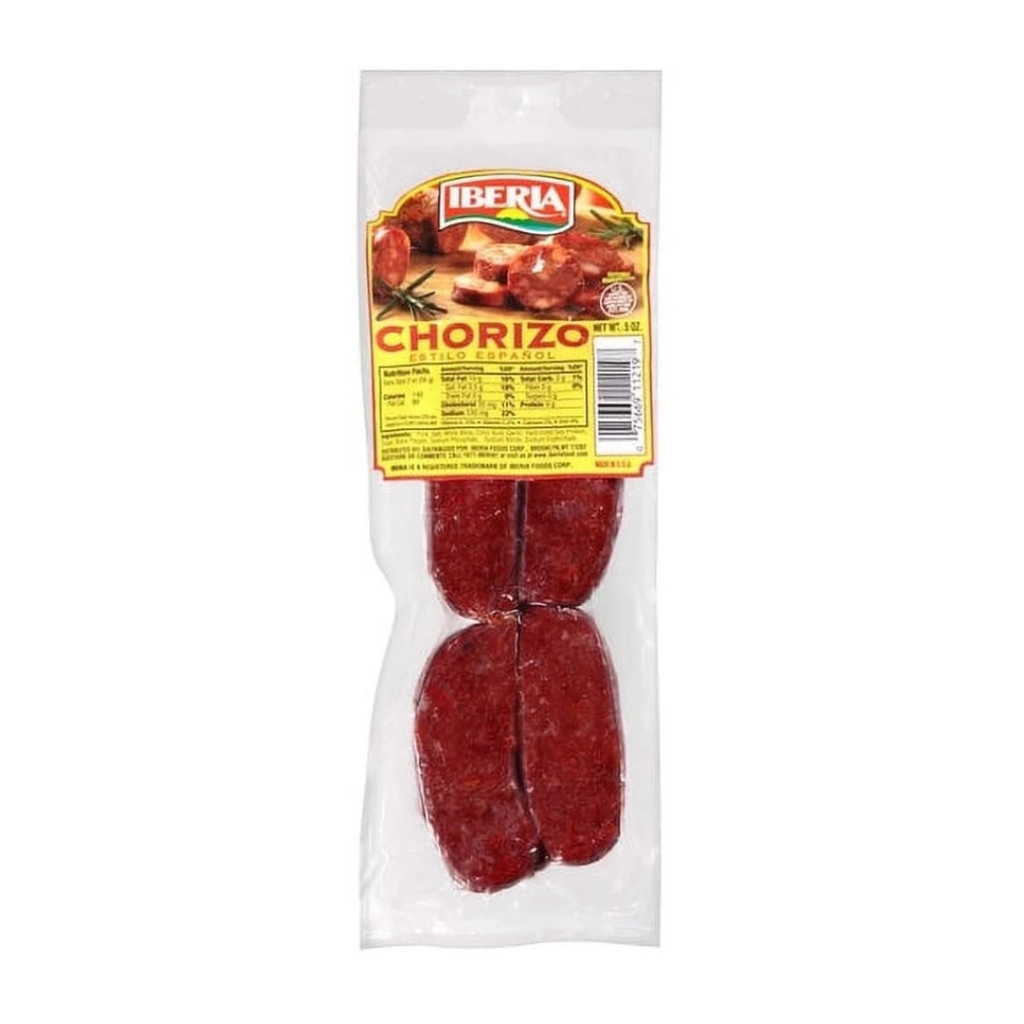 Iberia Chorizo Spanish Style - 4 pk 5oz