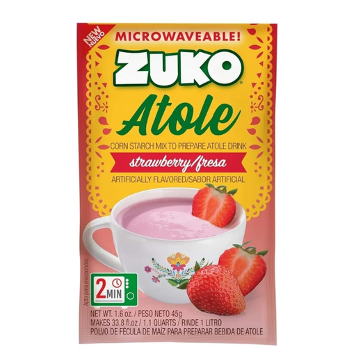 ZUKO ATOLE FRESA IND 1.6 OZ