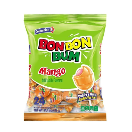 Colombina Bon Bon Bum Mango  14.4oz